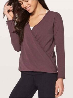 Lululemon Full Freedom Wrap-Front Long Sleeve Top